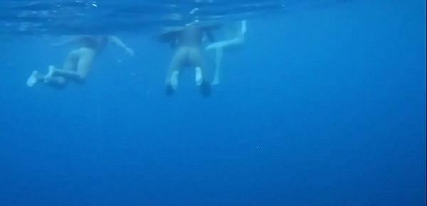  Tenerife underwater swimming with hot girls